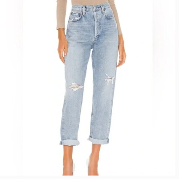 Agolde 90's Mid Rise Loose Fit Jeans in Captured Size 26 - Picture 7 of 12